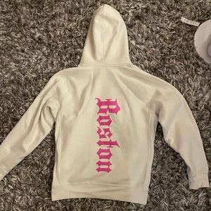 BROdenim smiley face/ Boston hoodie